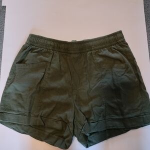 Olive Green Women's Shorts